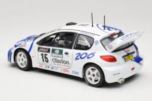 Peugeot 206 WRC #15 G. Panizzi / H. Panizzi WRC 1999 Solido 1:18 9016 Druckguss — Bild 7 von 8