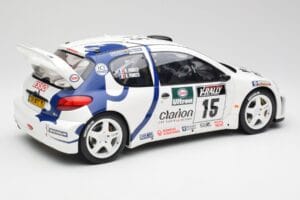 Peugeot 206 WRC G. Panizzi / H. Panizzi Tour de Corse 1999 Otto 1:12 G081 Resin — Bild 2 von 6