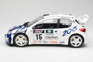 Peugeot 206 WRC G. Panizzi / H. Panizzi Tour de Corse 1999 Otto 1:12 G081 Resin — Bild 3 von 6