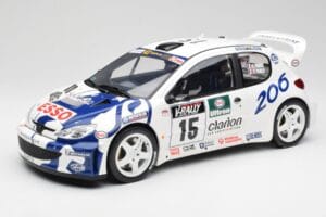 Peugeot 206 WRC G. Panizzi / H. Panizzi Tour de Corse 1999 Otto 1:12 G081 Resin
