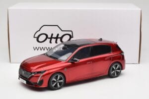 Peugeot 308 GT P5 Elixir Red Otto 1:18 OT1140 Resin — Bild 6 von 6