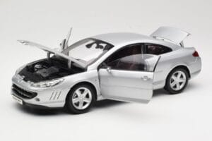 Peugeot 407 Coupe Silber Norev 1:18 184747 Druckguss — Bild 2 von 8