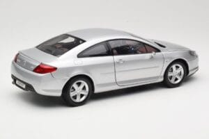 Peugeot 407 Coupe Silber Norev 1:18 184747 Druckguss — Bild 3 von 8