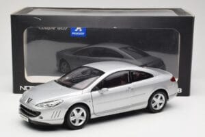 Peugeot 407 Coupe Silber Norev 1:18 184747 Druckguss — Bild 8 von 8