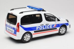 Peugeot Partner Police Blau Norev 1:18 184891 Druckguss — Bild 2 von 6