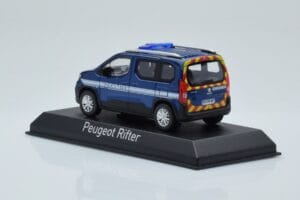 Peugeot Rifter Gendarmerie Otremer Blau Norev 1:43 479064 Druckguss — Bild 3 von 4