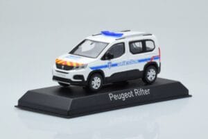 Peugeot Rifter Police Municipale Weiß Norev 1:43 479067 Druckguss — Bild 2 von 4