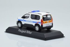 Peugeot Rifter Police Municipale Weiß Norev 1:43 479067 Druckguss — Bild 3 von 4