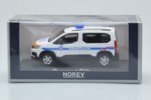 Peugeot Rifter Police Municipale Weiß Norev 1:43 479067 Druckguss — Bild 4 von 4