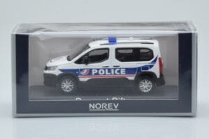 Peugeot Rifter Police Nationale Weiß Norev 1:43 479065 Druckguss — Bild 4 von 4