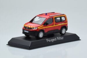 Peugeot Rifter Pompiers Secours Medical Rot Norev 1:43 479070 Druckguss — Bild 2 von 4