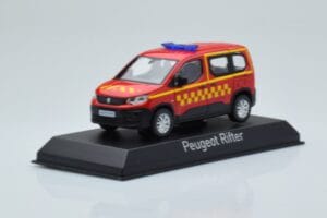 Peugeot Rifter Sapeurs Pompiers Rot Norev 1:43 479071 Druckguss — Bild 2 von 4