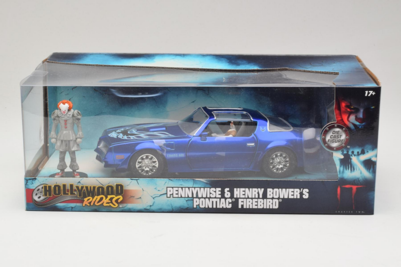 Pontiac Firebird Pennywise With Figure Jada 1:24 31118 Druckguss