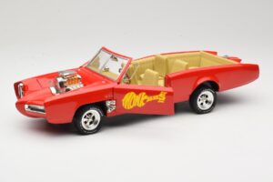 Pontiac GTO Monkeemobile Rot ERTL 1:18 33150 Druckguss — Bild 2 von 8