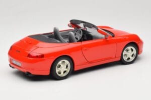 Porsche 911 996 Cabriolet Rot Mira 1:18 06930 Druckguss — Bild 3 von 8