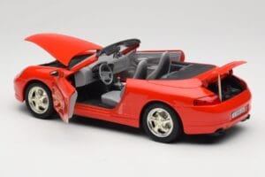 Porsche 911 996 Cabriolet Rot Mira 1:18 06930 Druckguss — Bild 5 von 8