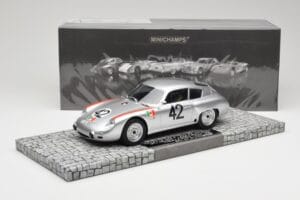 Porsche 356B 1600 GS Carrera GTL Abarth #42 H. Herrmann / H. Linge Targa Florio 1962 Minichamps 1:18 107626842 Resin — Bild 6 von 6
