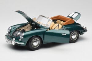 Porsche 356B Cabriolet Grün Bburago 1:18 3051-M1 Druckguss — Bild 2 von 8