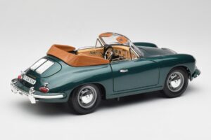 Porsche 356B Cabriolet Grün Bburago 1:18 3051-M1 Druckguss — Bild 3 von 8