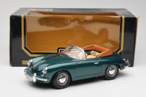 Porsche 356B Cabriolet Grün Bburago 1:18 3051-M1 Druckguss — Bild 8 von 8