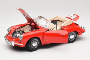 Porsche 356B Cabriolet Rot Tchibo 1:18 45703 Druckguss — Bild 2 von 8