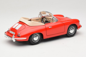 Porsche 356B Cabriolet Rot Tchibo 1:18 45703 Druckguss — Bild 3 von 8
