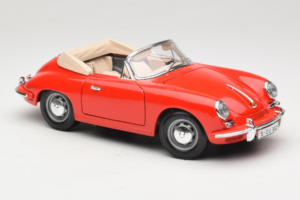 Porsche 356B Cabriolet Rot Tchibo 1:18 45703 Druckguss — Bild 6 von 8