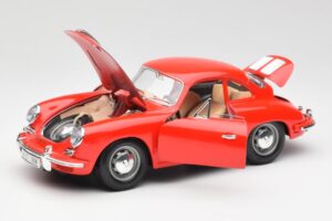 Porsche 356B Rot Bburago 1:18 3021 Druckguss — Bild 2 von 8
