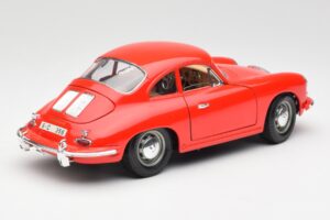 Porsche 356B Rot Bburago 1:18 3021 Druckguss — Bild 3 von 8