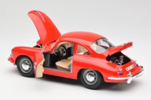 Porsche 356B Rot Bburago 1:18 3021 Druckguss — Bild 5 von 8