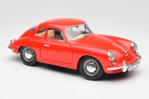 Porsche 356B Rot Bburago 1:18 3021 Druckguss — Bild 6 von 8