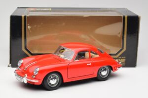 Porsche 356B Rot Bburago 1:18 3021 Druckguss — Bild 8 von 8