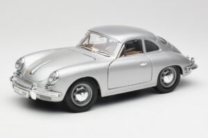 Porsche 356B Silber Bburago 1:18 3021-M1 Druckguss