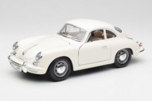 Porsche 356B Weiß Bburago 1:18 3021-M3 Druckguss