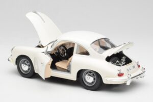 Porsche 356B Weiß Bburago 1:18 3021-M3 Druckguss — Bild 5 von 8