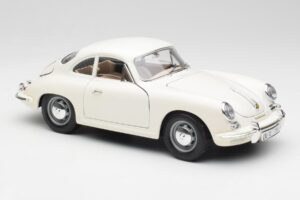 Porsche 356B Weiß Bburago 1:18 3021-M3 Druckguss — Bild 6 von 8