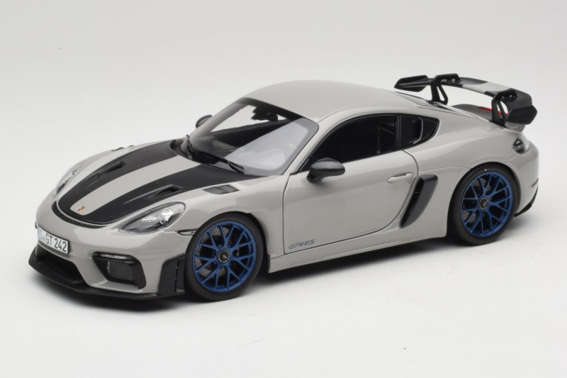 Porsche 718 Cayman 982 GT4 RS Weissach Package Chalk Norev 1:18 187253 Druckguss