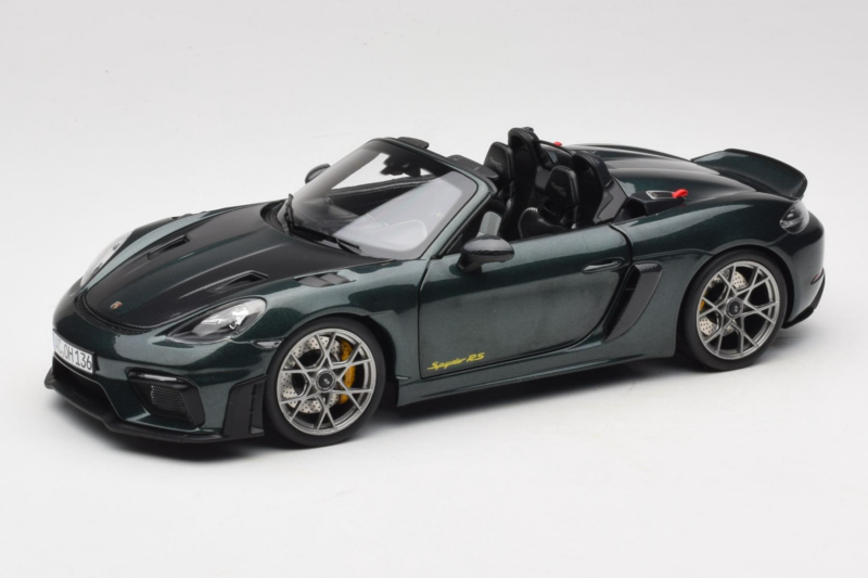 Porsche 718 Spyder RS Weissach Pack Forest Green Norev 1:18 187272 Druckguss