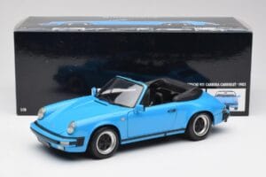 Porsche 911 930 Carrera Cabriolet Blau Minichamps 1:18 100063032 Druckguss — Bild 8 von 8