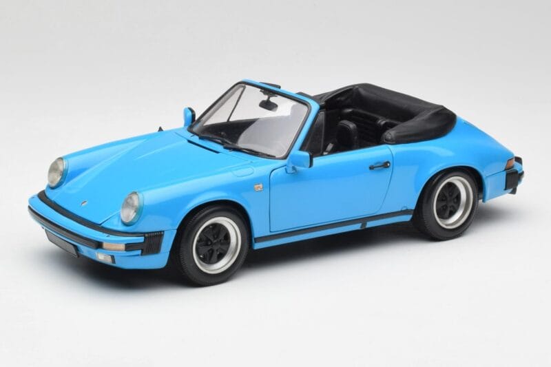 Porsche 911 930 Carrera Cabriolet Blau Minichamps 1:18 100063032 Druckguss
