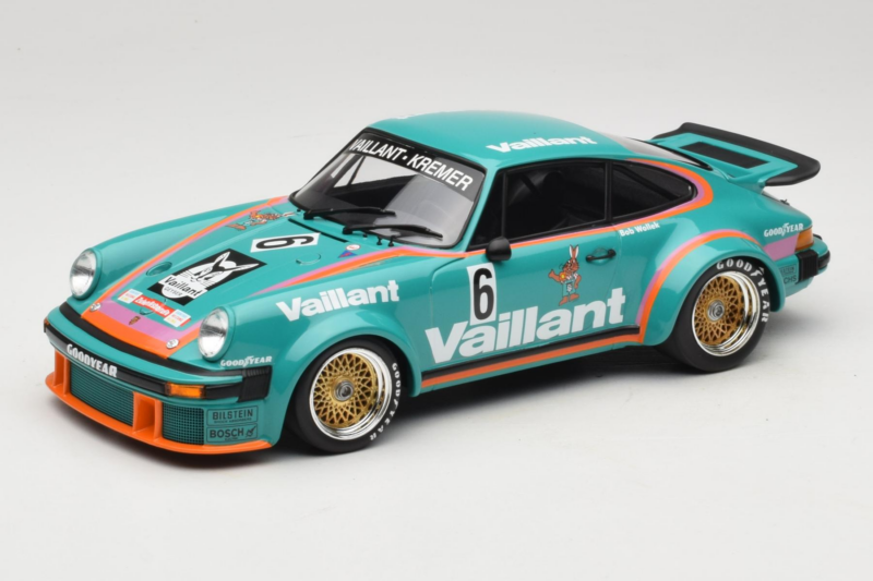 Porsche 911 934 Vaillant #6 B. Wollek Winner Norisring DRM 1976 Minichamps 1:18 155766406 Druckguss