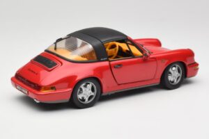 Porsche 911 964 Carrera 2 Targa Rot Anson 1:18 30305-W Druckguss — Bild 3 von 8