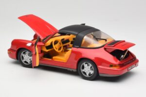 Porsche 911 964 Carrera 2 Targa Rot Anson 1:18 30305-W Druckguss — Bild 5 von 8