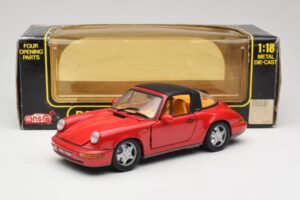 Porsche 911 964 Carrera 2 Targa Rot Anson 1:18 30305-W Druckguss — Bild 8 von 8