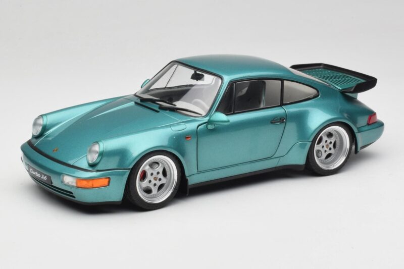 Porsche 911 964 Turbo Wimbledon Green Metallic Solido 1:18 S1803407 Druckguss