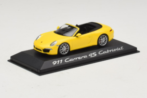 Porsche 911 991 Carrera 4S Cabriolet Gelb Minichamps 1:43 WAP0201120C Druckguss — Bild 2 von 5