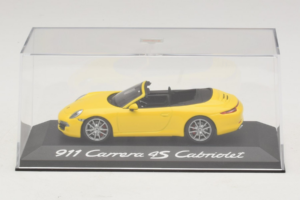 Porsche 911 991 Carrera 4S Cabriolet Gelb Minichamps 1:43 WAP0201120C Druckguss — Bild 4 von 5