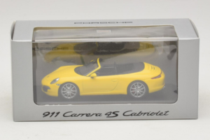 Porsche 911 991 Carrera 4S Cabriolet Gelb Minichamps 1:43 WAP0201120C Druckguss — Bild 5 von 5