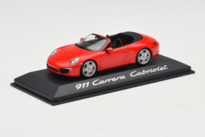 Porsche 911 991 Carrera Cabriolet Rot Minichamps 1:43 WAP0200120C Druckguss — Bild 2 von 4