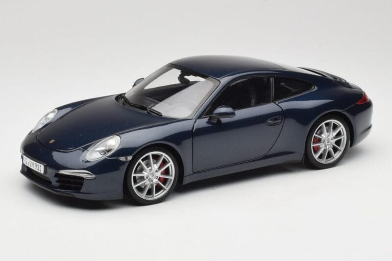 Porsche 911 991 Carrera S Blue Metallic Minichamps 1:18 WAP0210200C Druckguss